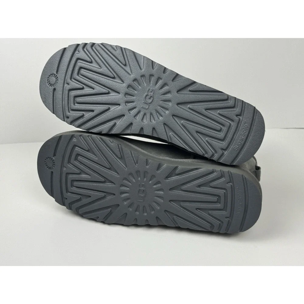 UGG‎ Classic Mini II Sheepskin Wool Boots Women's Size 11 Grey W/1016222